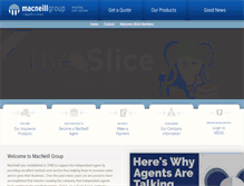 Tablet Screenshot of macneillgroup.com